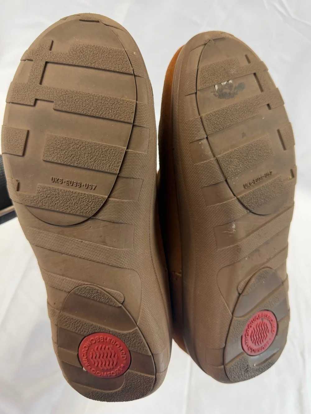 FitFlop Mukluk Shorty Chestnut Suede Ankle Boots Women’s Size 7 Casual Outdoors